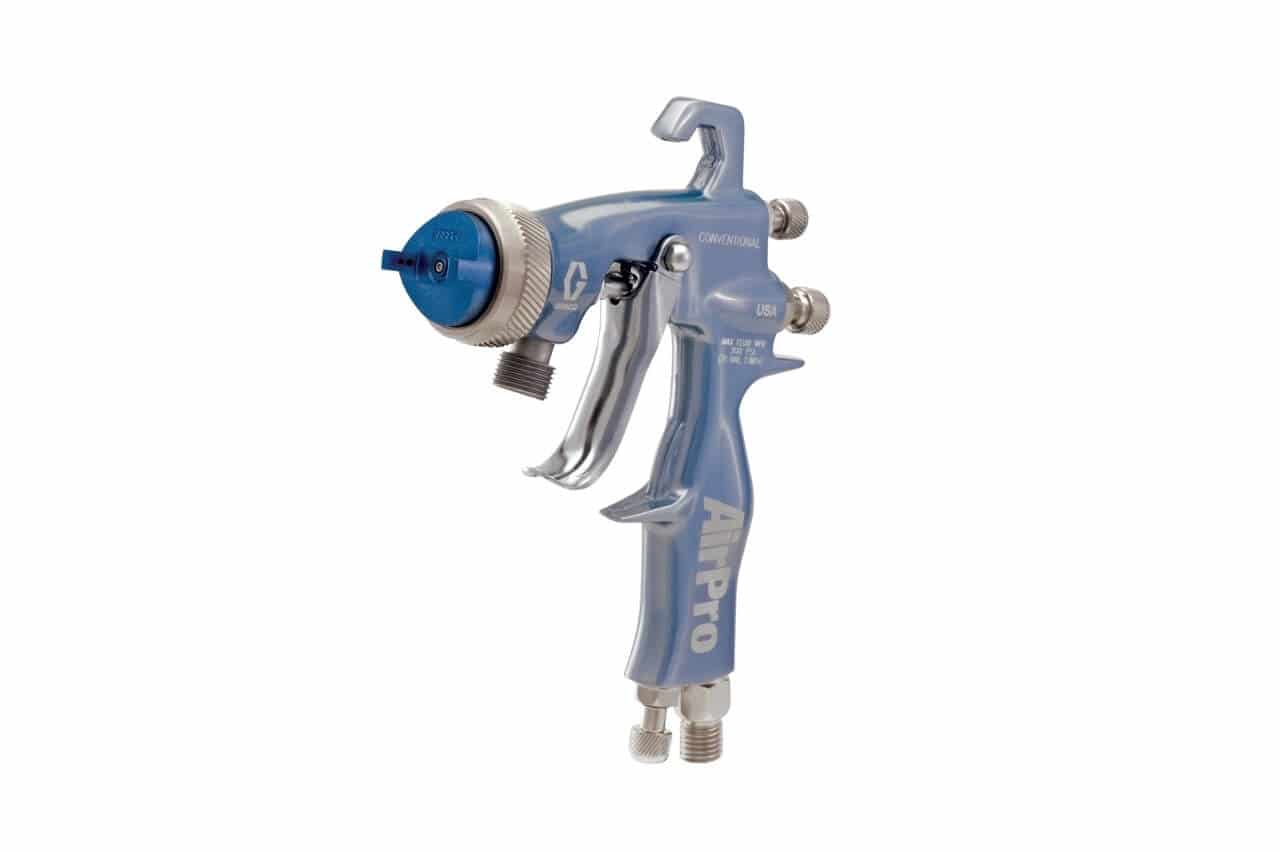AirPro-Spritzpistole mit Druckzufuhrbehälter, konventionell, 1,3-mm-Düse (0,051 Zoll), für Klebemittel-Anwendungen